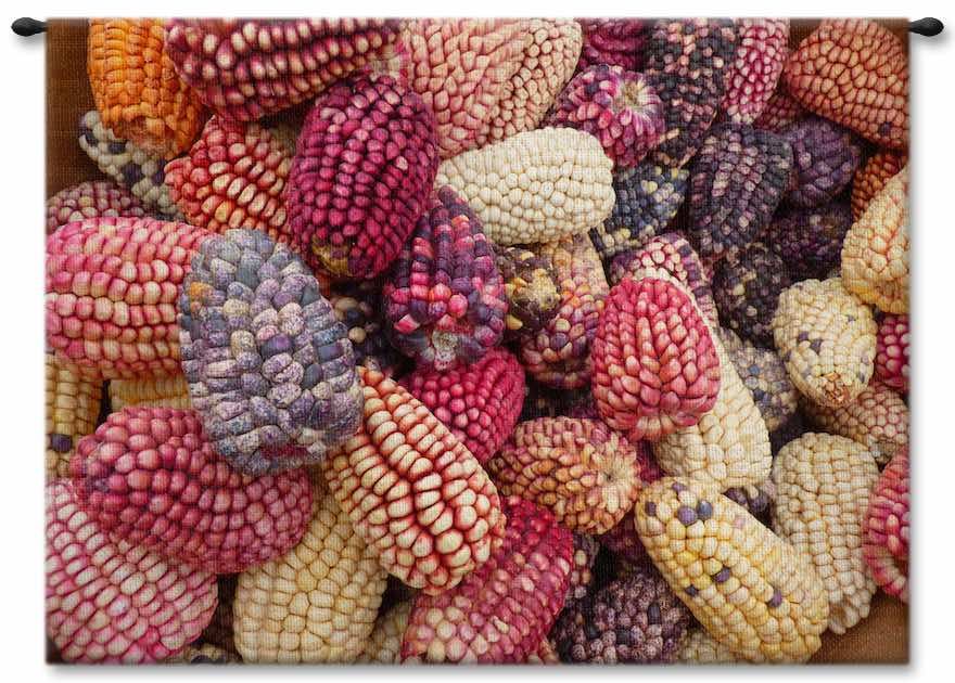 Native Corn I Wall Tapestry Carolina, USAwoven, Cotton, Hanging, Tapestries, Tapestry, Wall, Woven, Photograph, Photography, Exclusive, indian, western, southwestern, american, tapestries, tapestrys, hangings, and, the