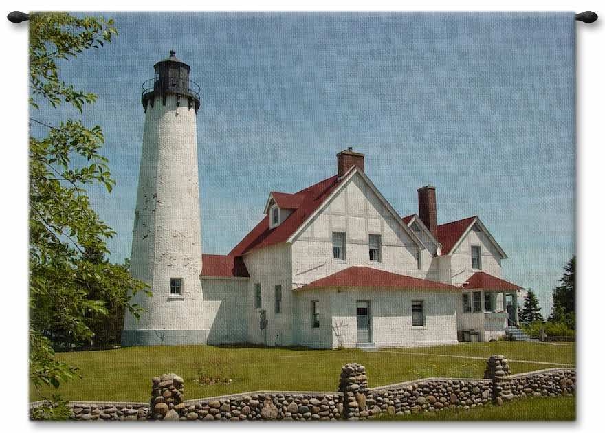 Lighthouse I Wall Tapestry Carolina, USAwoven, Cotton, Hanging, Tapestries, Tapestry, Wall, Woven, Photograph, Photography, Exclusive, tapestries, tapestrys, hangings, and, the