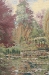Lake Giverny Left Panel Belgian Wall Tapestry - W-1671
