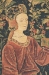 Promenade Nobles Left Panel Narrow Belgian Wall Tapestry - W-1696-18