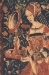 Lady and Demoiselle Belgian Wall Tapestry - W-1697