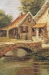 Flemish Bridge Belgian Wall Tapestry - W-1754