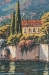 Lake Como Varenna Reflections Mini Belgian Wall Tapestry - W-3931