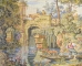 Ponte Old Bridge Italian Wall Tapestry - W-4559