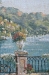 Lake Como Terrace Mini Belgian Wall Tapestry - W-5345