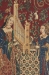 Lady and the Unicorn Organ with Border Belgian Wall Tapestry - W-6851