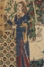 Lady and the Unicorn Organ Beige Belgian Wall Tapestry - W-6854-16