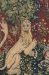 Lady and the Unicorn Mirror with Border Belgian Wall Tapestry - W-6859
