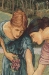 Gathering Rose Buds Italian Wall Tapestry - W-8400
