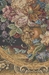 Floral Composition in Dark Green Italian Wall Tapestry - W-153-11