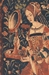 Lady and Demoiselle Belgian Wall Tapestry - W-1697