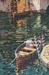 Lake Como Varenna Reflections Mini Belgian Wall Tapestry - W-3931