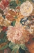 Terracotta Floral Bouquet Gold Belgian Wall Tapestry - W-3939