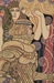 Gustav Klimt Knight With Tree of Life Italian Wall Tapestry - W-4863