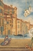 Venice Balcony with Flowers Italian Wall Tapestry - W-6434