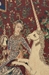 Lady and the Unicorn Mirror with Border Belgian Wall Tapestry - W-6859