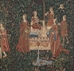 Unicorn Bath & Reading Belgian Wall Tapestry - W-6883