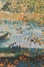 Angler and Boat at Pont de Clichy Belgian Wall Tapestry - W-7352