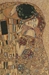 Gustav Klimt Kiss II Italian Wall Tapestry - W-7886-9